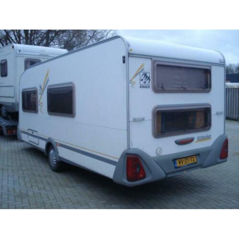 Knaus Sudwind 500 TKM + Voortent + Stapelbed
