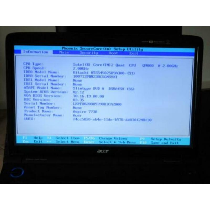acer aspire 7738g