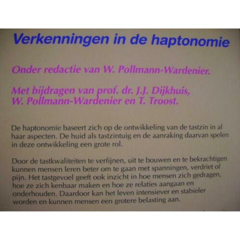 Verkenningen in de haptonomie - W. Pollmann-Wardenier (red.)