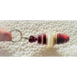 Vintage kunststof Swirl knoopjes nr. B1059 creme