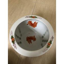 Chinese bloempot super mooi puntgaaf 32 rond 23 hoog
