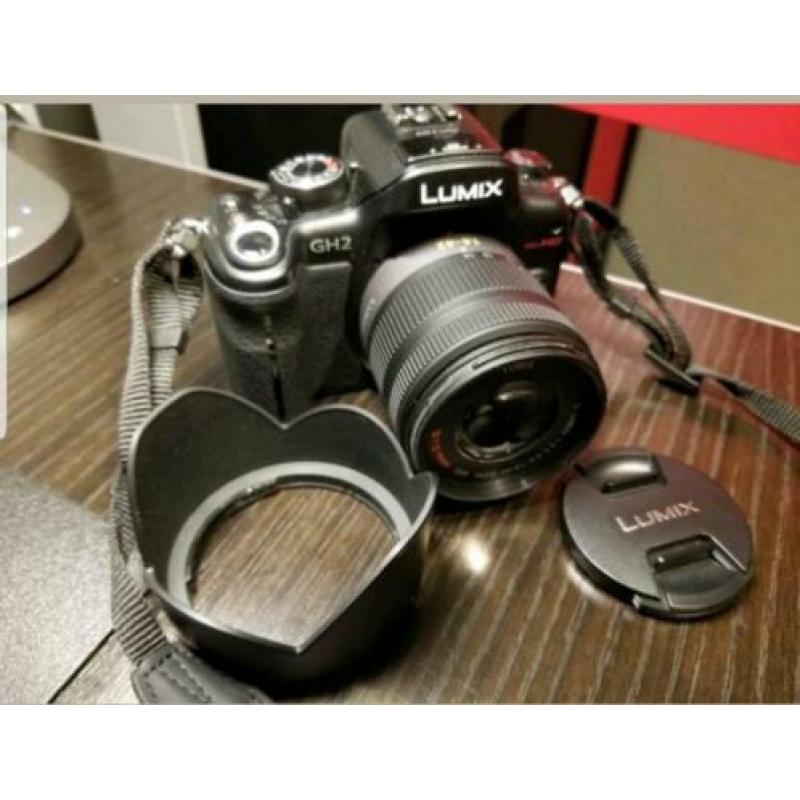 Panasonic GH2 systeem camera lens en 2 accus