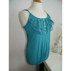 VERO MODA Dames Top Groen Maat M