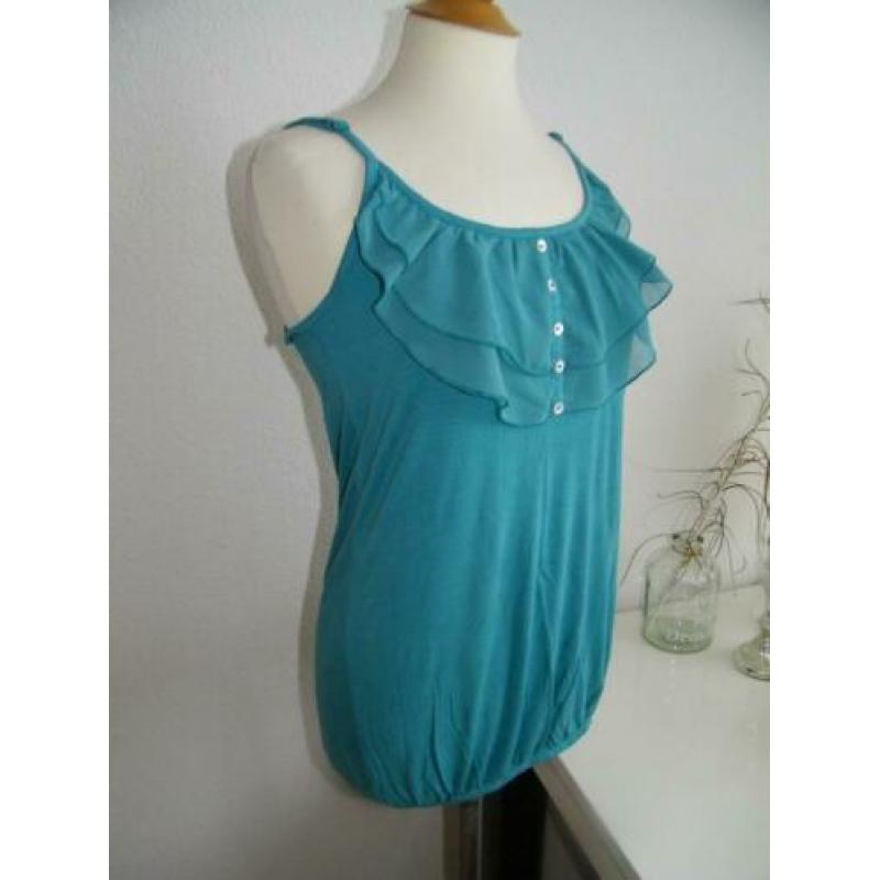 VERO MODA Dames Top Groen Maat M