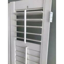 Houten shutters, RAL 9010 Jasno
