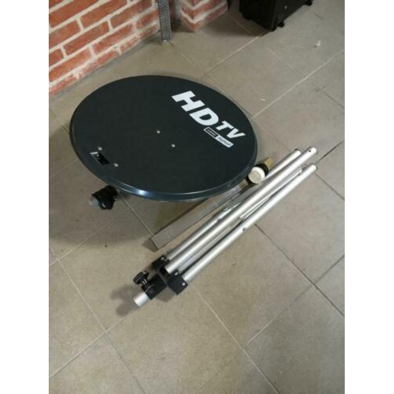 Satelliet schotel met standaard