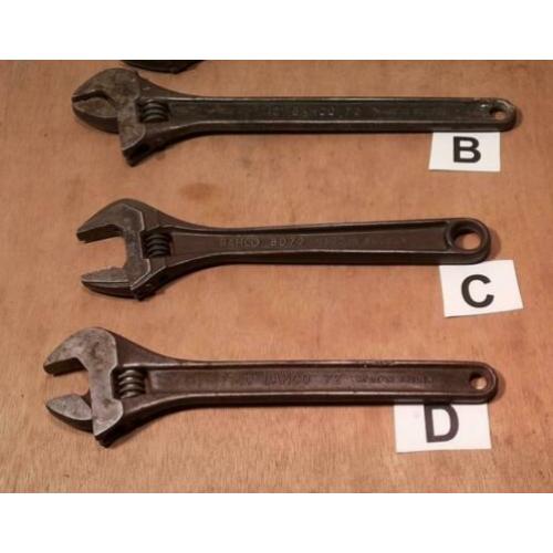 Bahco moersleutels 10" en 12" (8072 73 72)