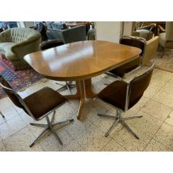 M_ eetkamerstoelen stoel vintage 4 stuks