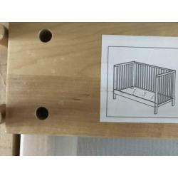 Ledikant/ co-sleeper Ikea hout