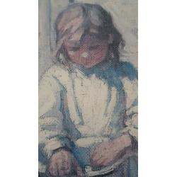 Prent Dorothea Sharp in kunststof lijst