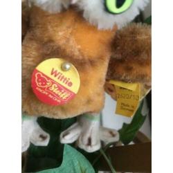 Wittie uil uiltje Steiff 10cm antiek oud *top* mohair