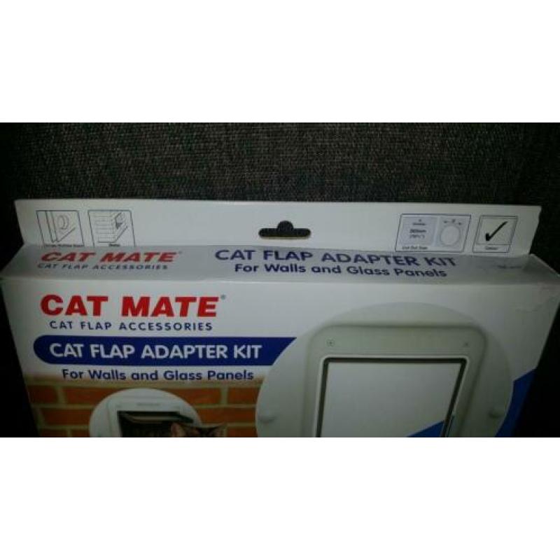 Cat mate, cat flap, adapter kit, nieuw