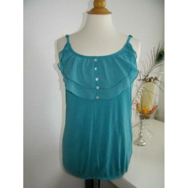 VERO MODA Dames Top Groen Maat M
