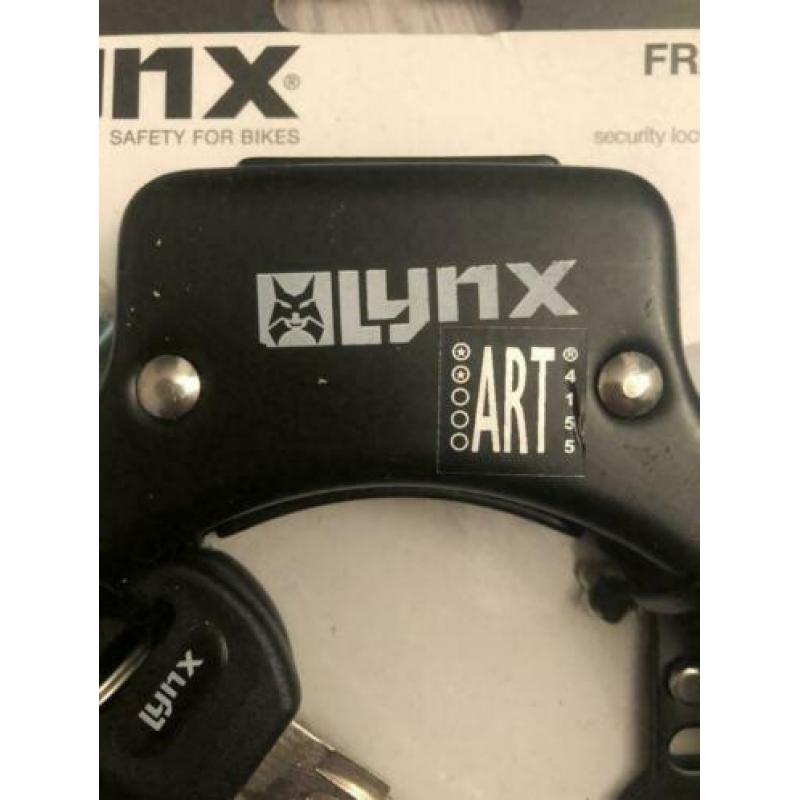 Lynx Ringslot Art** Zwart (Nieuw).