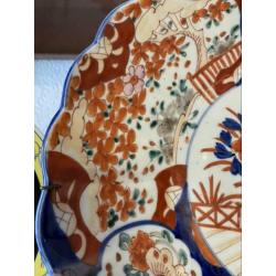 Groot Imari wandbord japan 19e eeuw uit erfenis