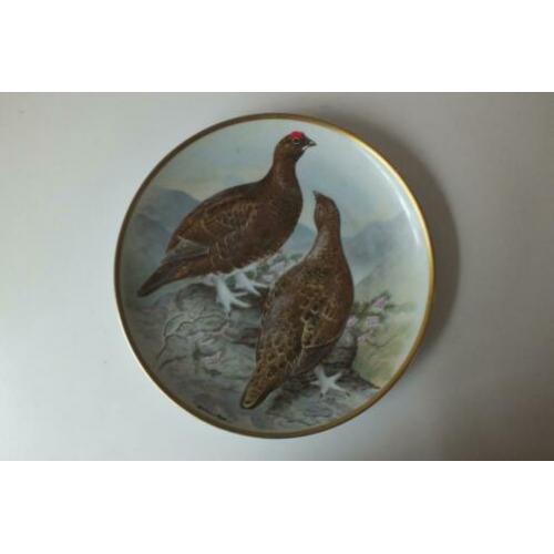 Oud bord "schotse sneeuw hoen" franklin pocelein,