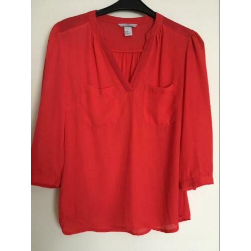 Rode blouse H&M maat S