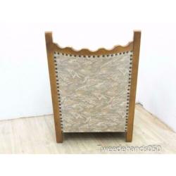 Eiken grootmoeders fauteuil 88331