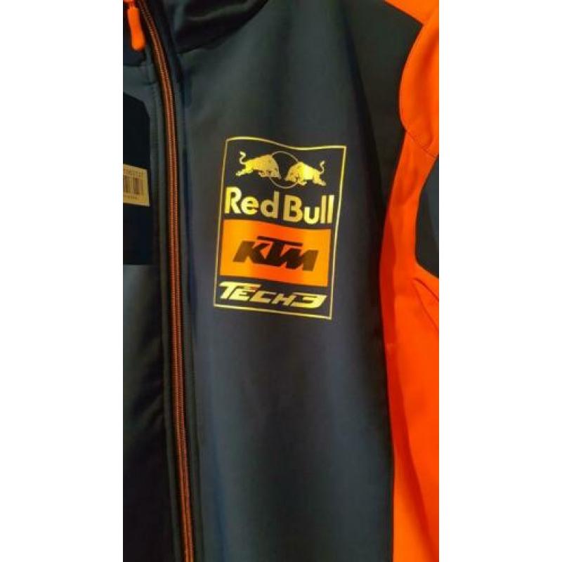 nieuw KTM jas met muts red bull (maat XL)