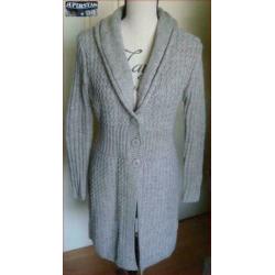 SUPERSTAR beige lange vest maat S (36/38) zgan