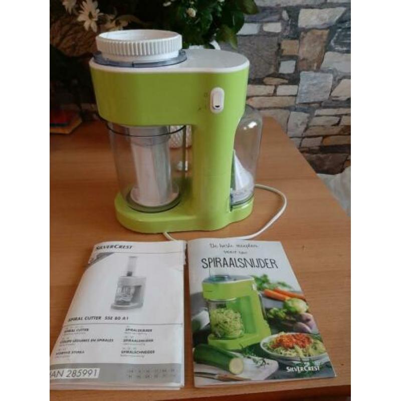 Keukenmachine : spiraalsnijder
