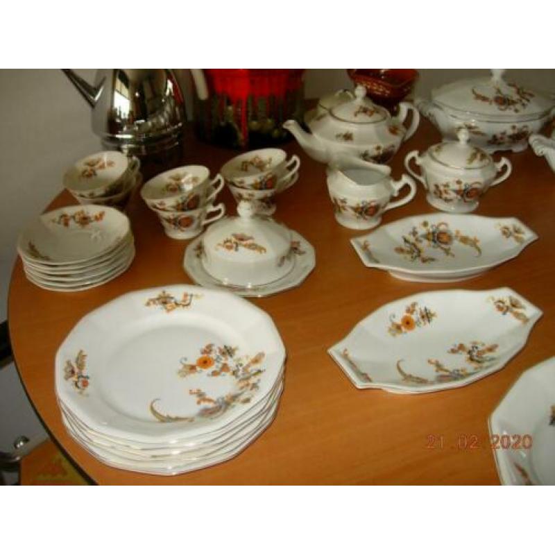 Porselein servies Jamin 1930