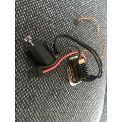 Super snelle motor en regelaar geschikt voor auto’s 1:10.