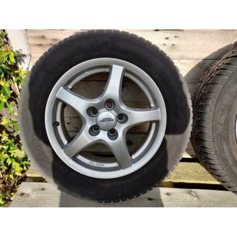 15" LM velgen (onbeschadigd) + nieuwe winterbanden 195/65