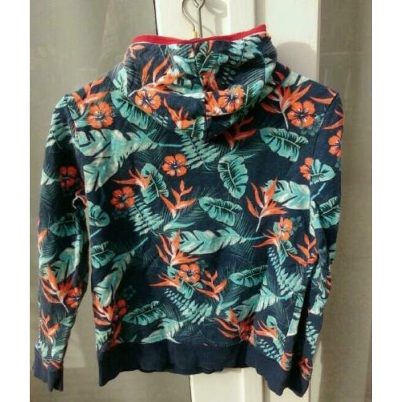 MANGO Stoere hoody/sweater capuchon mt 146/152 Hawaii /print
