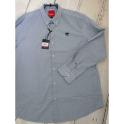 BlueFields overhemd patterned blauw-wit nieuw mt. xxl