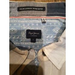 Pepe Jeans blouse ruit maat L