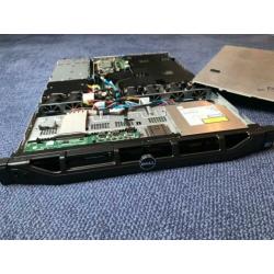 DELL R410 II server incl. iDRAC/rackrails/frontbezel