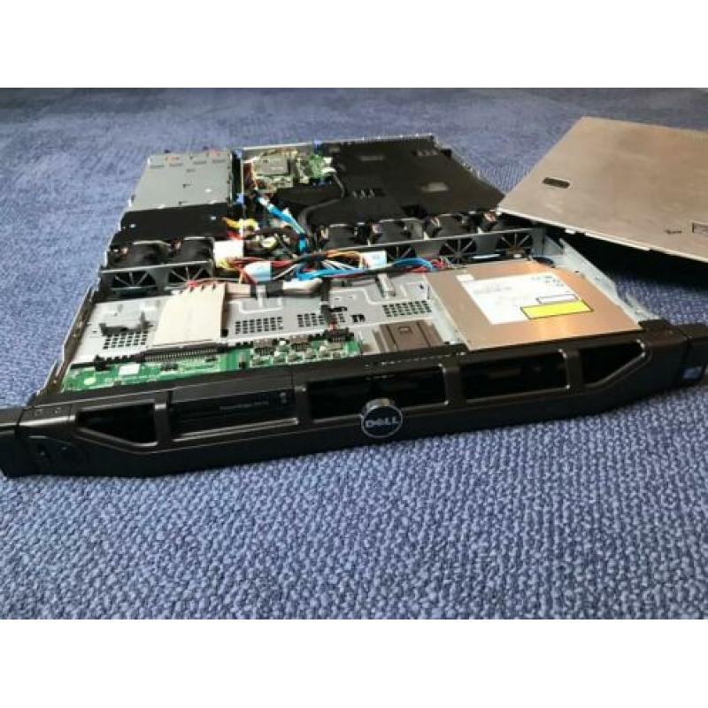 DELL R410 II server incl. iDRAC/rackrails/frontbezel