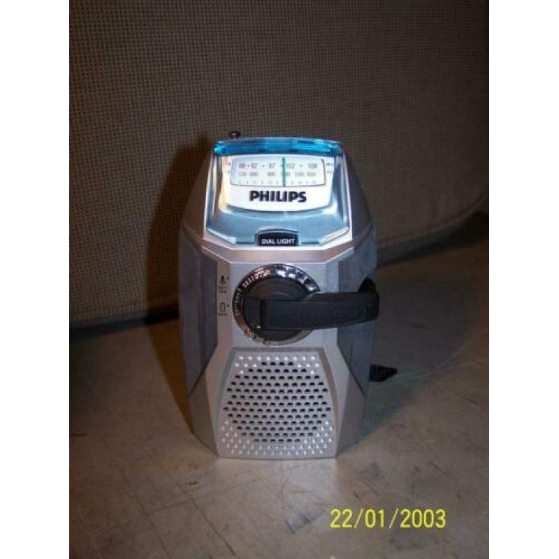 Philips radio, freepowered AE 1000.