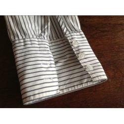 Purdey blouse maat 39/40 donker/wit streepje