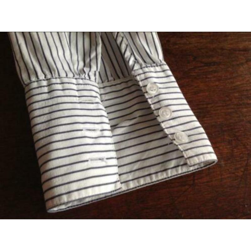 Purdey blouse maat 39/40 donker/wit streepje