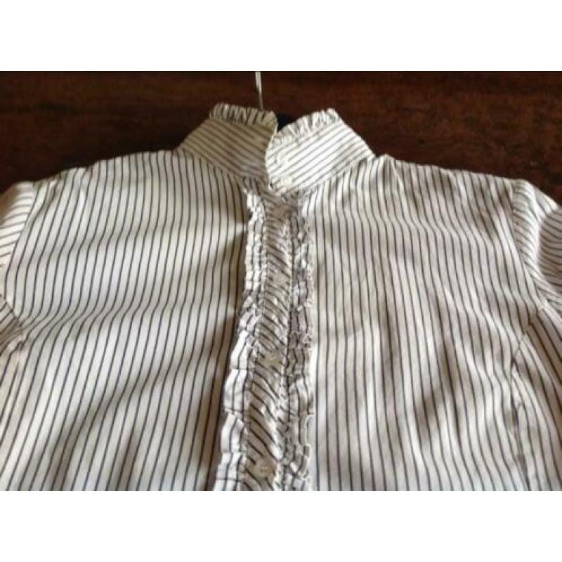 Purdey blouse maat 39/40 donker/wit streepje
