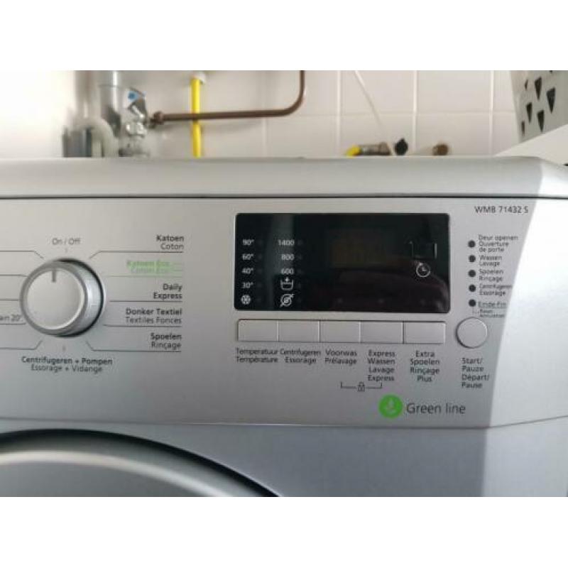 Beko 7kg wasmachine zilver/grijs