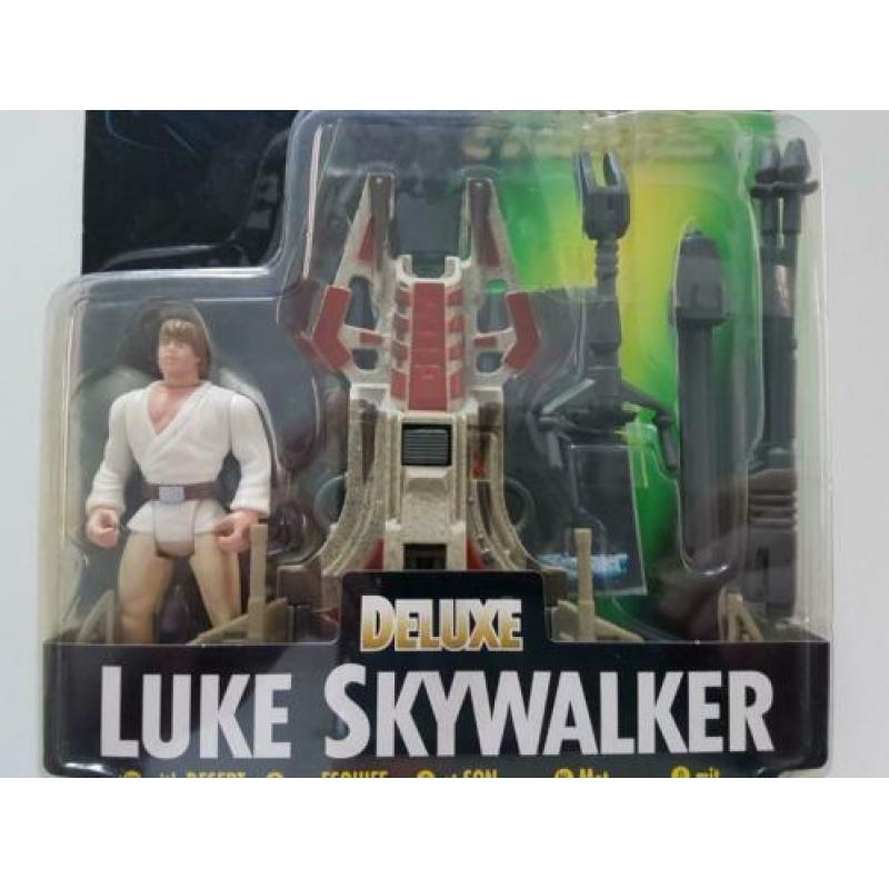 -40% Star Wars POTF Deluxe Luke Skywalker with Desert Skiff