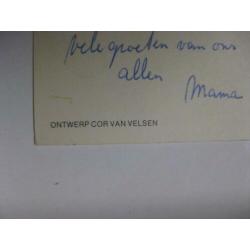 Cor van Velsen, hond met puppies