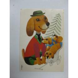 Cor van Velsen, hond met puppies