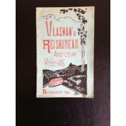 Vlasman’s Reisbureau Amsterdam - Reisprogramma 1936