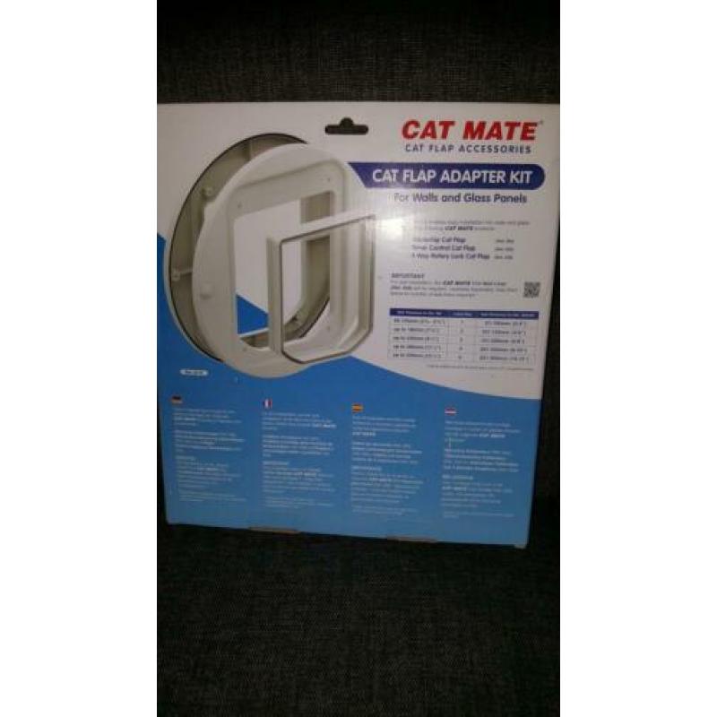 Cat mate, cat flap, adapter kit, nieuw