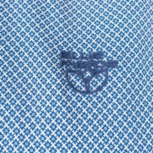 BlueFields overhemd patterned blauw-wit nieuw mt. xxl