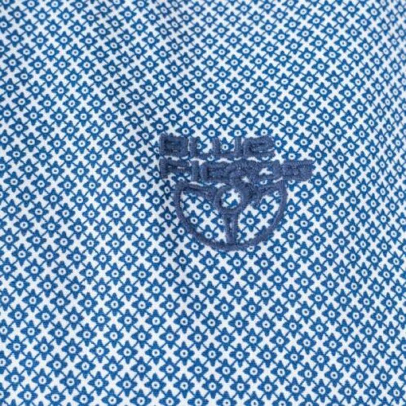 BlueFields overhemd patterned blauw-wit nieuw mt. xxl