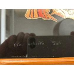 Maria kunstwerk gemaakt van stro / Arturo Hernandez Mexico