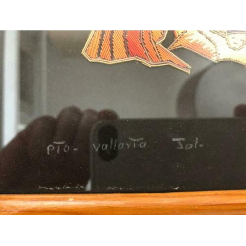 Maria kunstwerk gemaakt van stro / Arturo Hernandez Mexico