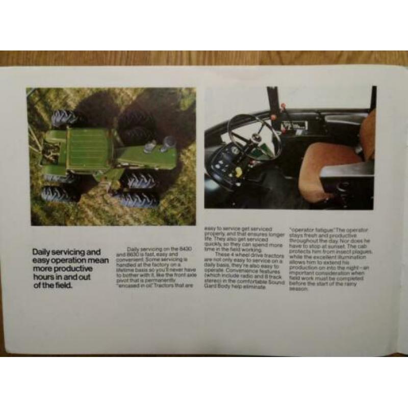 Folder John Deere 8430 8630