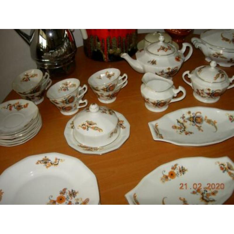 Porselein servies Jamin 1930