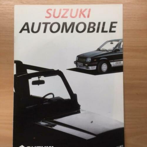 Autofolder/Brochure Suzuki Automobile 1985 8 pagina's